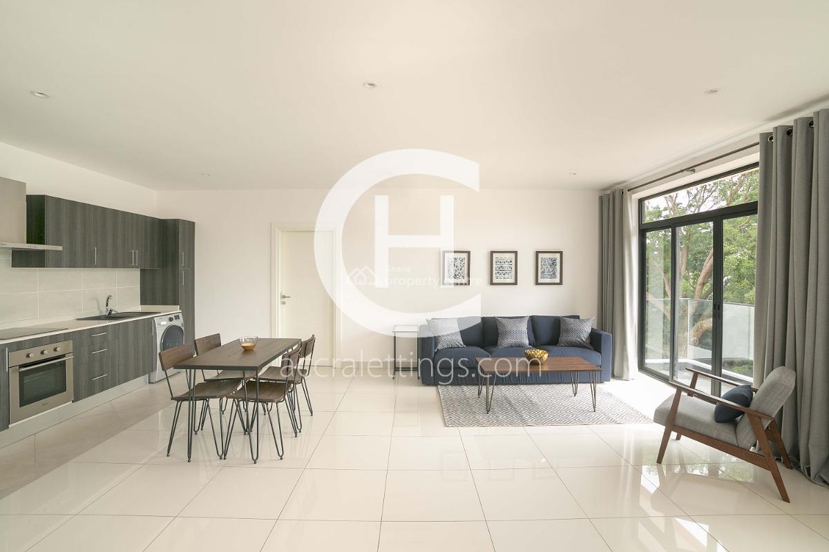 Furnished 1 Bedroom Duplex - Embassy Gardens By Clifton Homes, 3rd Circular Road, Cantonments, Accra, Apartment for Rent