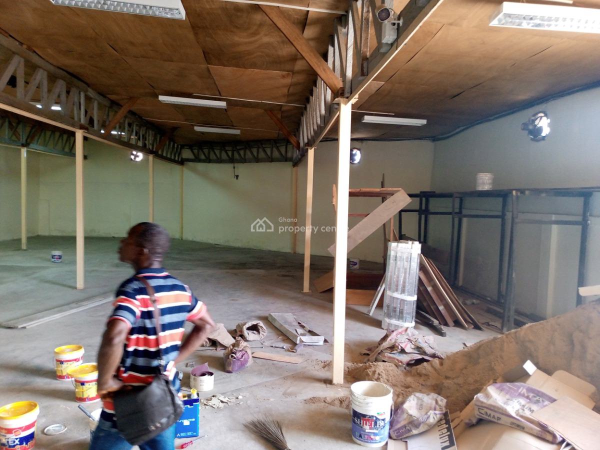300 Square Meter Warehouse, Osu, Accra, Warehouse for Rent