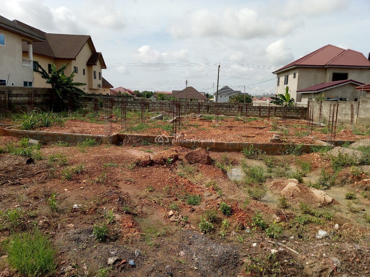 Foundation on 1 Plot, Community 25, Tema, Accra, Land for Sale