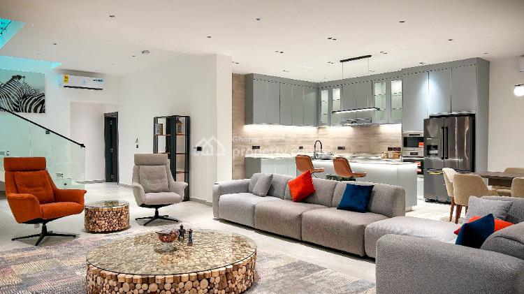 Fully Furnished 4 Bedrooms House with Bq & Swimming Pool, East Legon Hills, East Legon, Accra, House for Sale