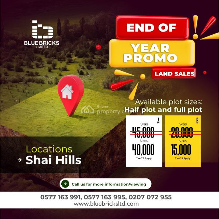 For Sale Serviced Plots Of Land, Quarry Road, Shai Hills, Shai Osudoku