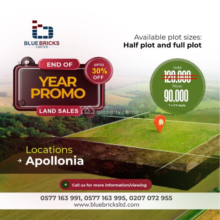 For Sale Serviced Plots Of Land Available, Appolonia City Road, Adenta