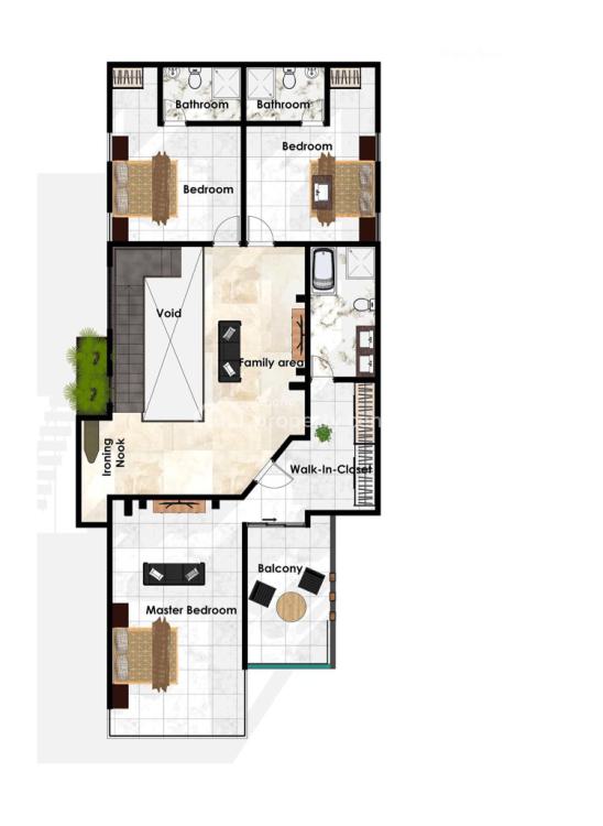 For Sale 4 Bedrooms Townhouse In East Legon Hills With Staff Bunker