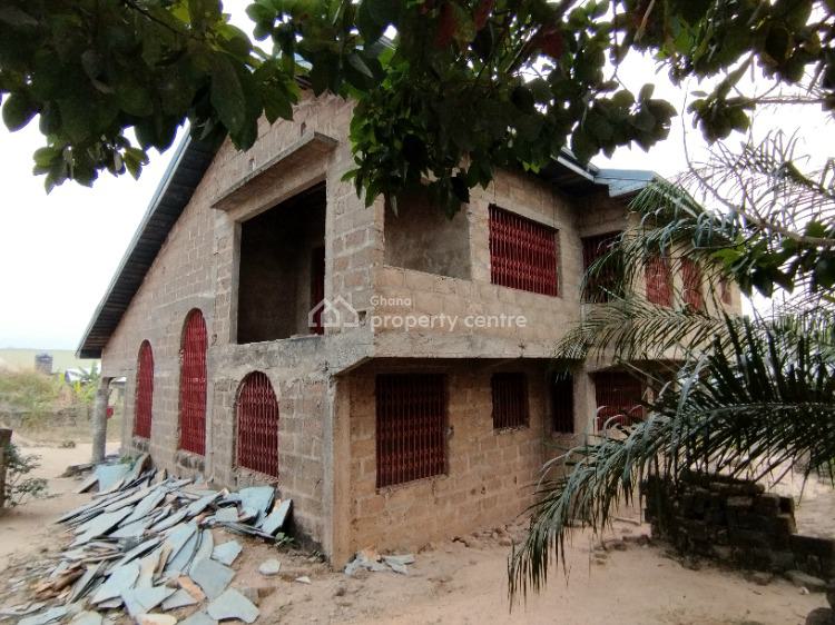 6 Bedroom Uncompleted House, Ak/26, Junction 4, Adweso, New-juaben Municipal, Eastern Region, Apartment for Sale