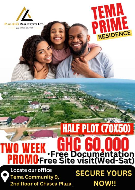 For Sale Residential Half Plots Available At Tema Prime Residence