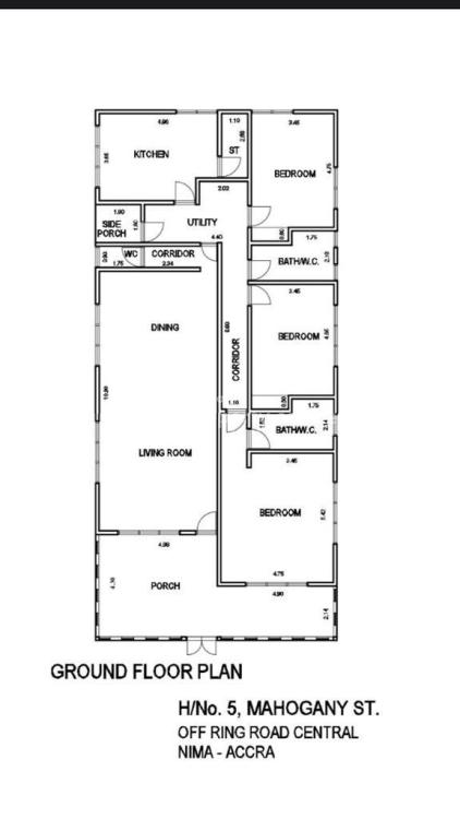 Executive 3 Bedroom House at Ring Road, North Kaneshie, Accra, House for Sale