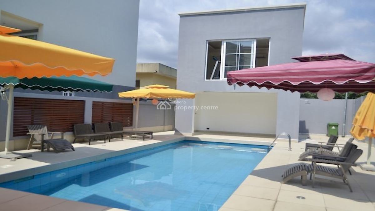 4 Bedrooms Townhouse in a Gated Community with a Swimming Pool and Gym, Airport Residential Area, Accra, Townhouse for Rent