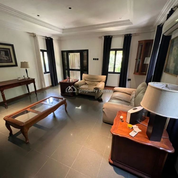 Executive 5 Bedroom Semi Furnished House Self Compound at Osu, Osu, Accra, House for Rent
