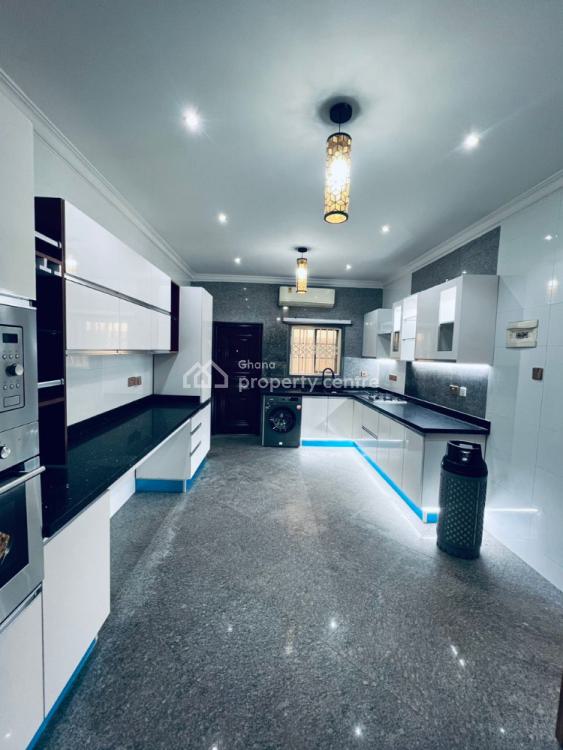 Executive 4 Bedroom House with 2 Boys Quarters at American House, East Legon, Accra, House for Rent