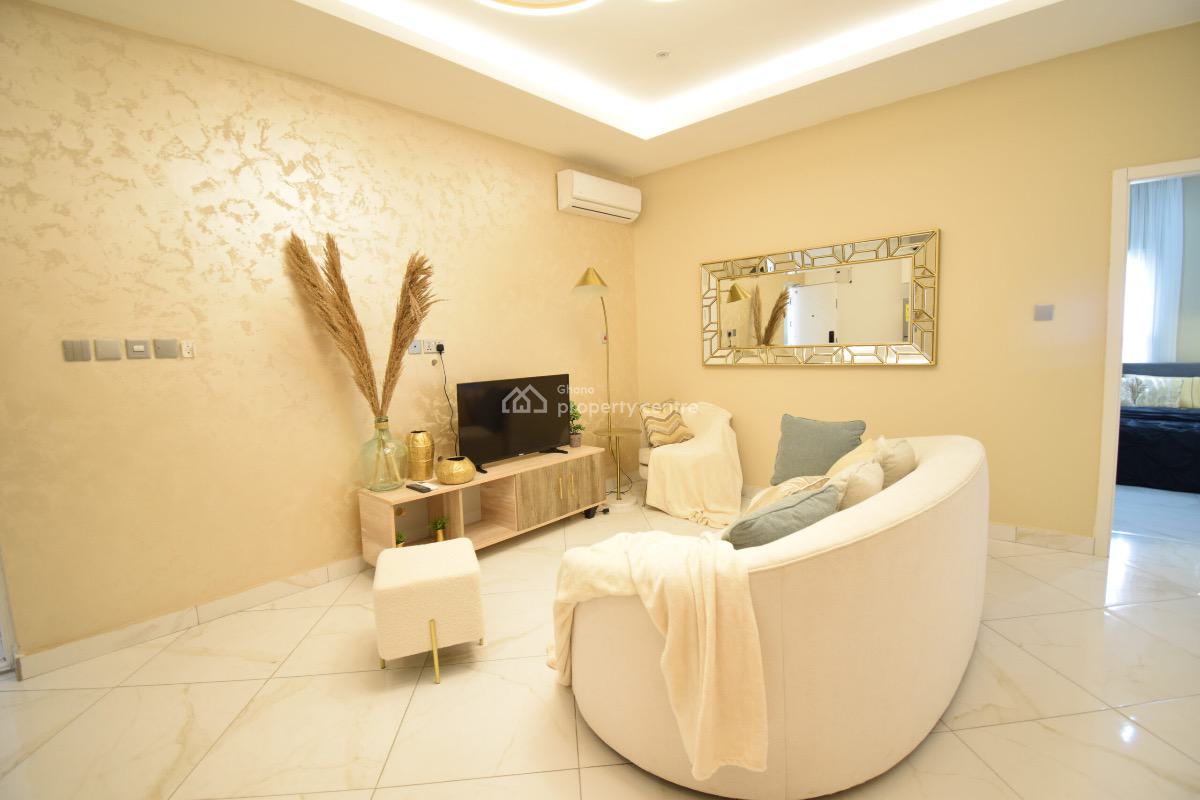 1 Bedroom Apartment with Swimming Pool and Gym, Tseaddo, East Airport, Airport Residential Area, Accra, Mini Flat for Sale