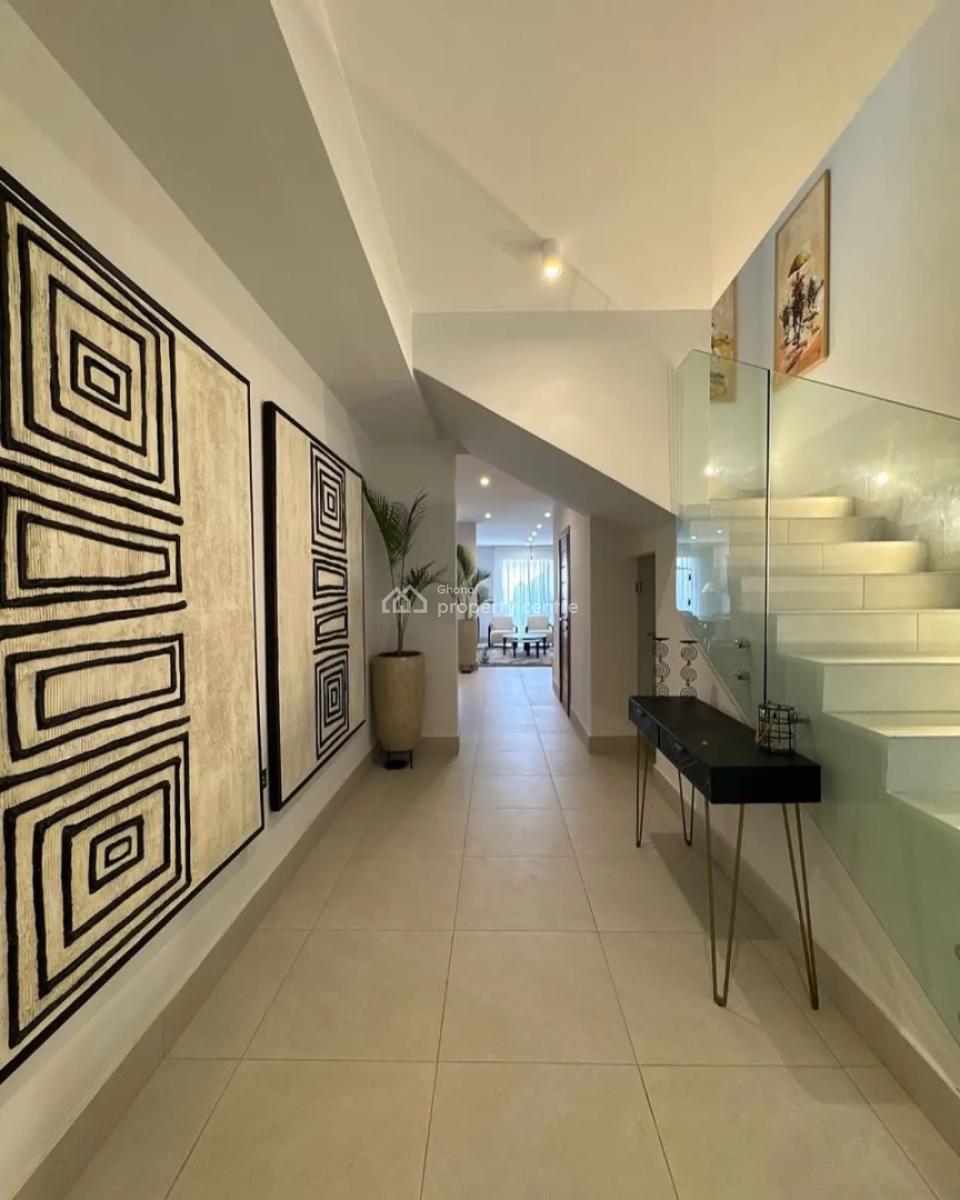 Fully Furnished 3 Bedroom Duplex with Rooftop Terrace, Cantonments, Accra, Semi-detached Duplex for Rent
