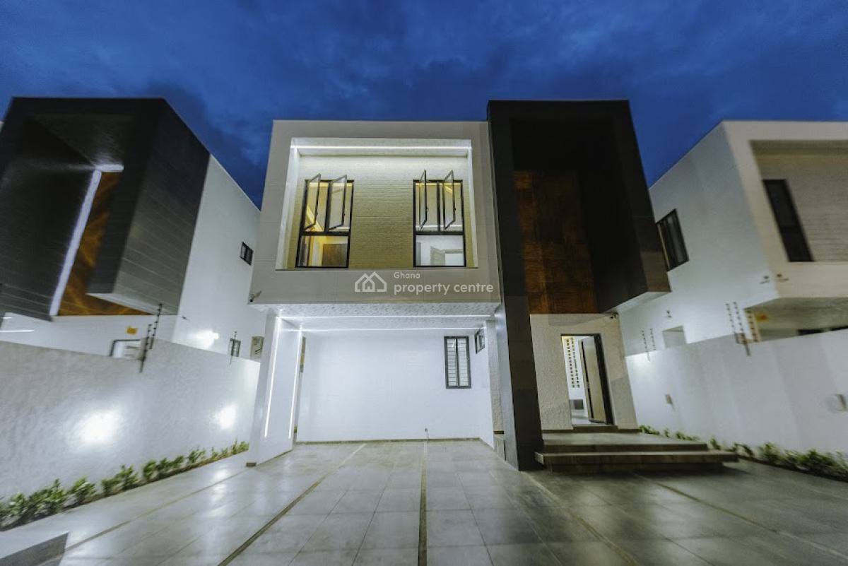 Detached 3 Bedroom Duplex with Staff Quarters, Mahama Road, East Airport, Airport Residential Area, Accra, Detached Duplex for Sale