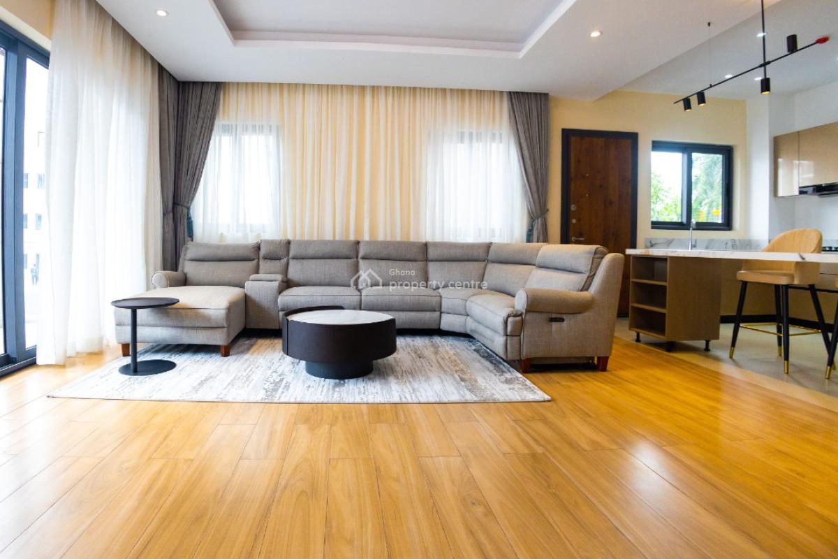 Spacious 3 Bedroom Furnished and Serviced, Cantonment, Lawrounds Agency, Cantonments, Accra, Apartment Short Let