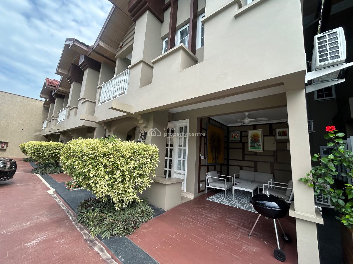 3 Bedrooms Fully Furnished and Serviced, Airport Residential Area. Lawrounds Agency, Airport Residential Area, Accra, Detached Duplex for Rent