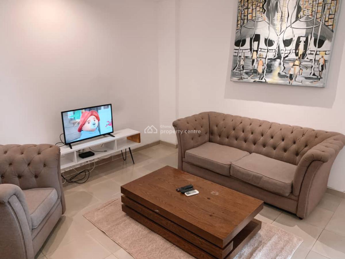 Furnished 1 Bedroom Apartment, North Labone, Cantonments, Accra, Mini Flat for Rent