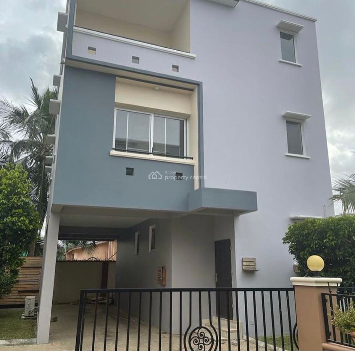 Detached 3 Bedroom Detached Duplex in a Gated Community, Tseaddo, East Airport, Airport Residential Area, Accra, Detached Duplex for Rent