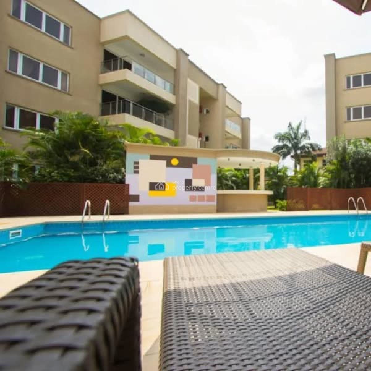 Executive Furnished 3 Bedrooms, North Ridge, Accra, Apartment for Rent
