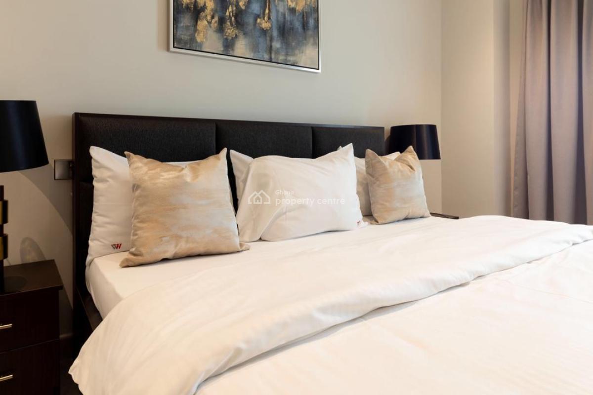 2 Bedrooms Furnished Serviced Apartment, Boundary Road, East Legon, Accra, Apartment for Rent