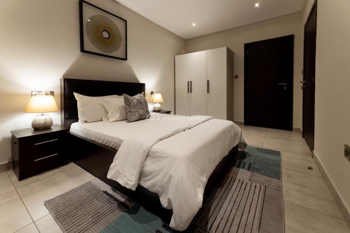 2 Bedrooms Furnished Serviced Apartment, Boundary Road, East Legon, Accra, Apartment for Rent