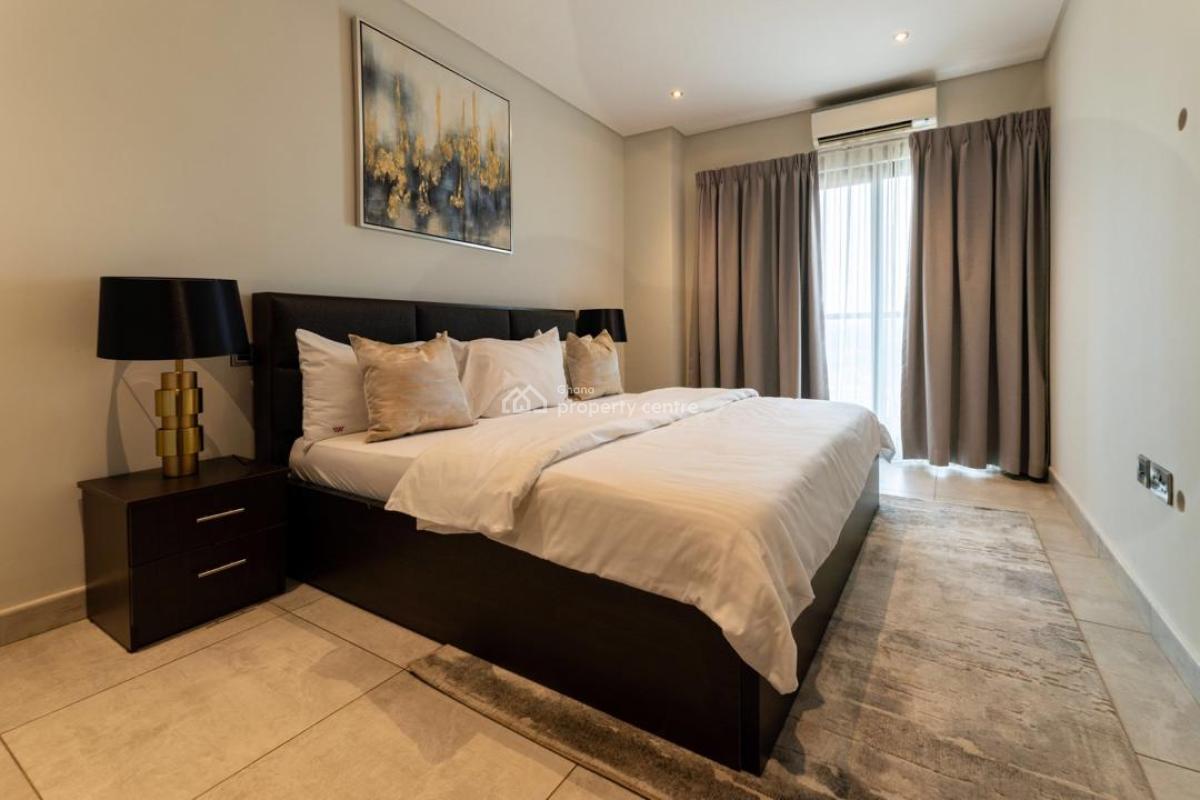 2 Bedrooms Furnished Serviced Apartment, Boundary Road, East Legon, Accra, Apartment for Rent