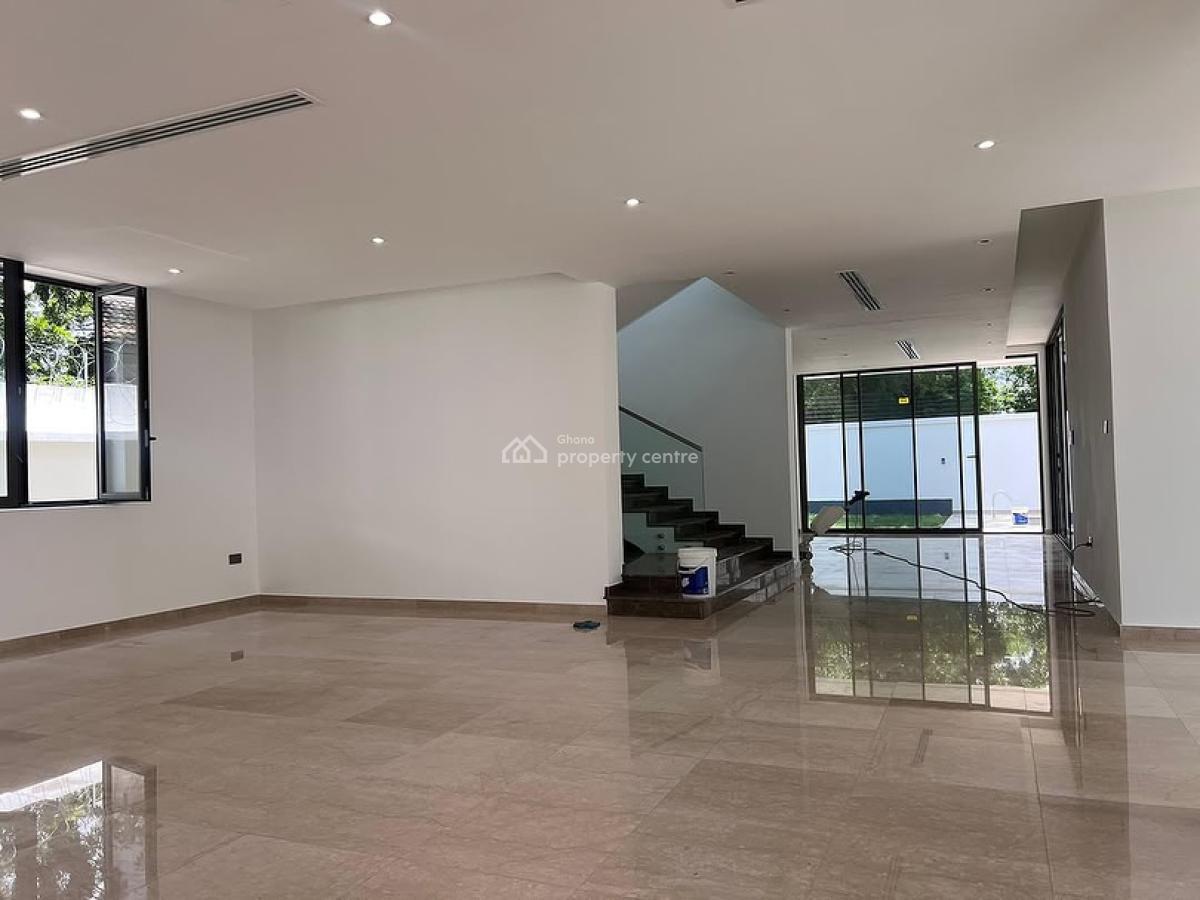 Luxury 4 Bedroom with 2 Room Staff Quarters, North Labone, Accra, House for Rent
