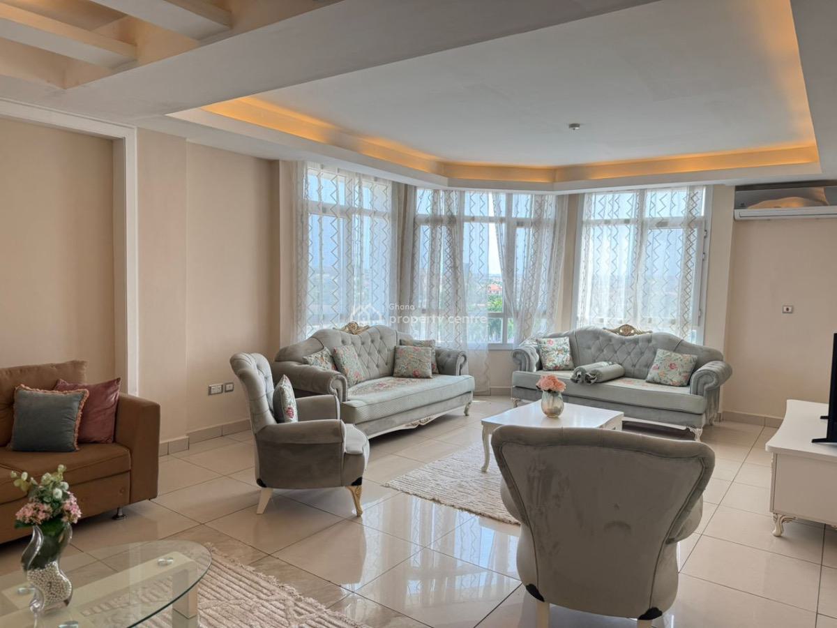 Furnished 3 Bedroom Apartment, West Airport, Airport Residential Area, Accra, Apartment for Rent