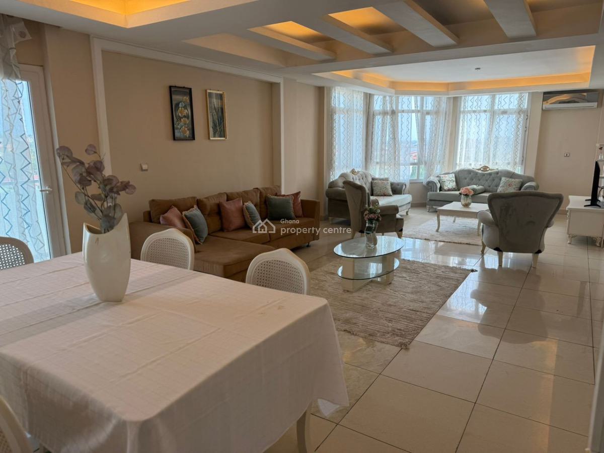 Furnished 3 Bedroom Apartment, West Airport, Airport Residential Area, Accra, Apartment for Rent