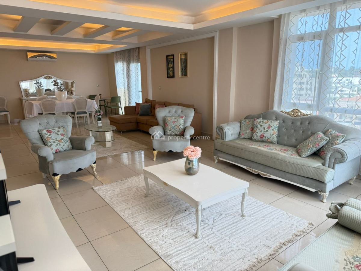 Furnished 3 Bedroom Apartment, West Airport, Airport Residential Area, Accra, Apartment for Rent