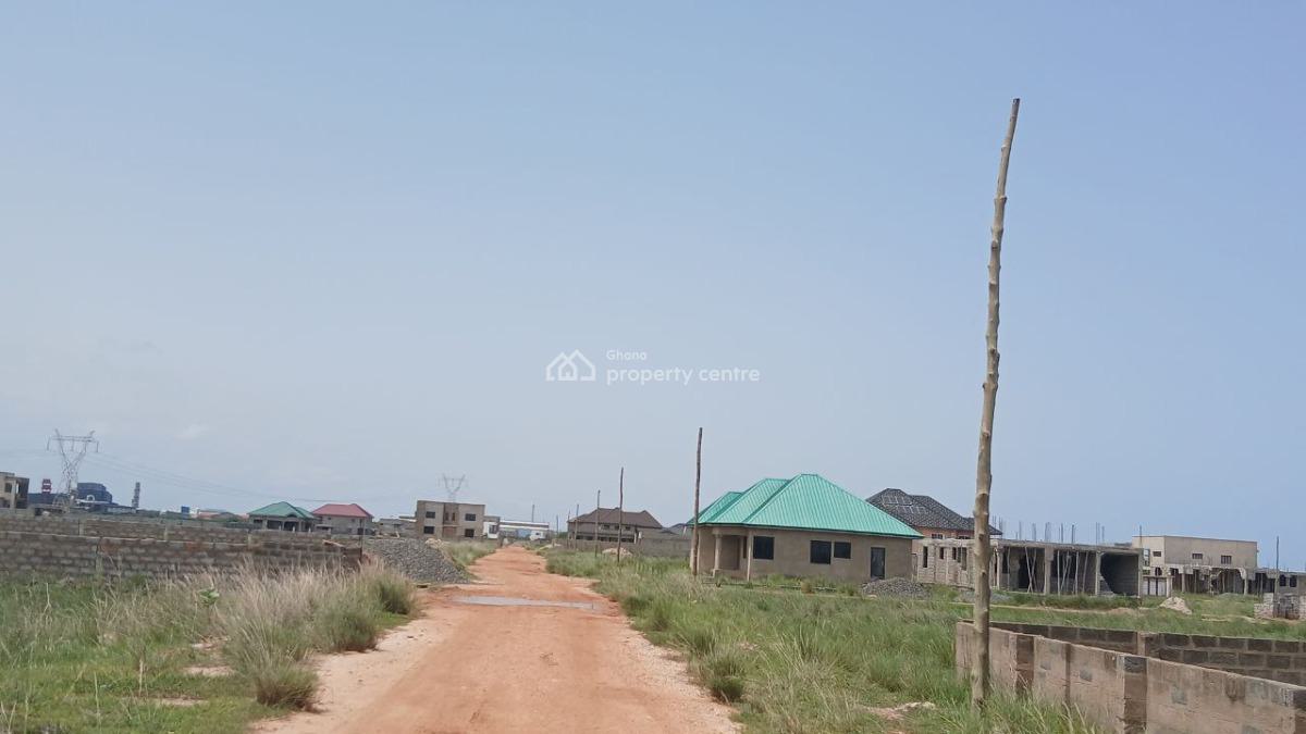 Developed Half Plots, Adom Estate, Tema, Accra, Mixed-use Land for Sale