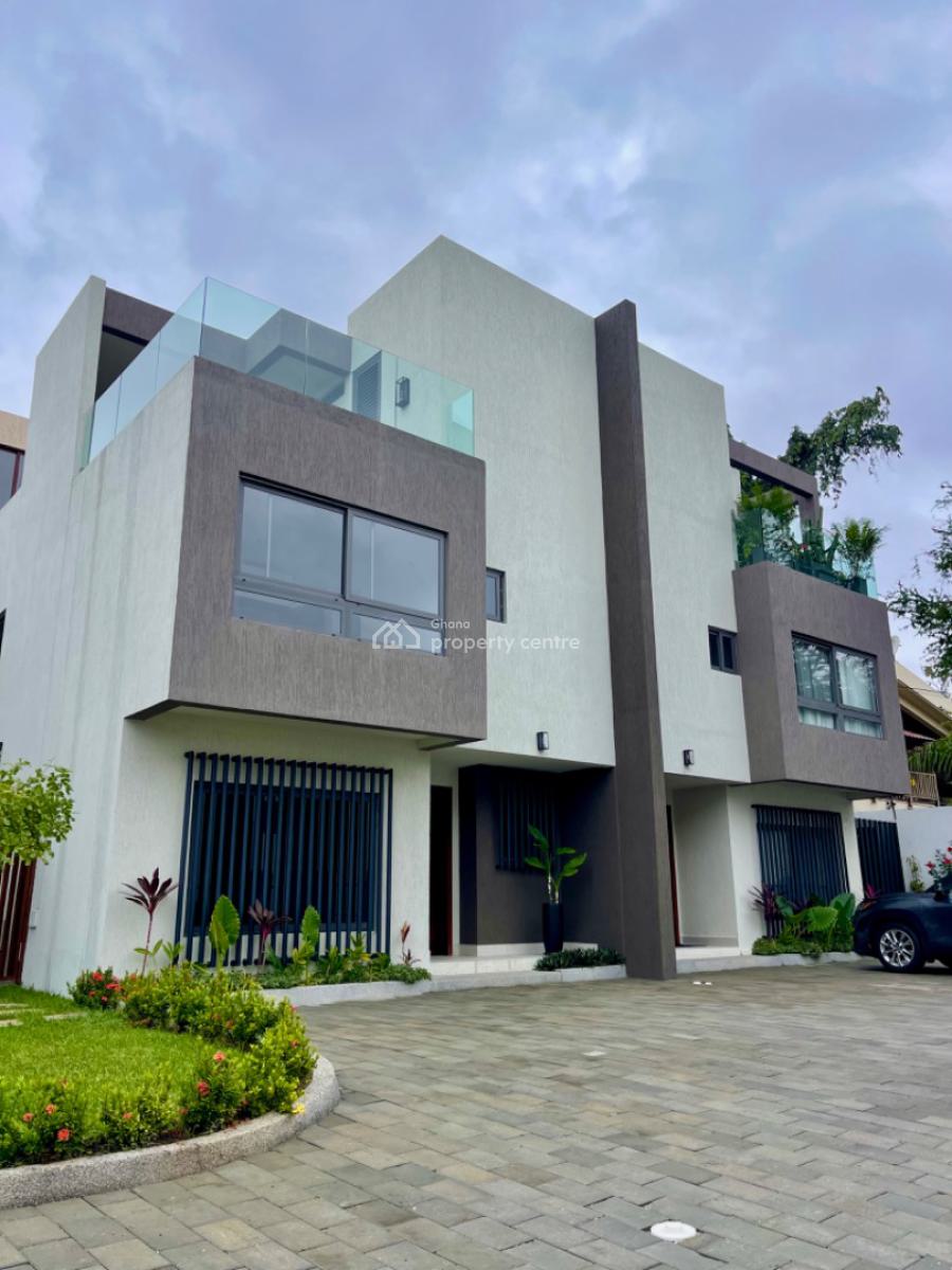3 Bedroom Townhouse, Only 4 Units on Compound, Airport Residential Area, Accra, Townhouse for Rent
