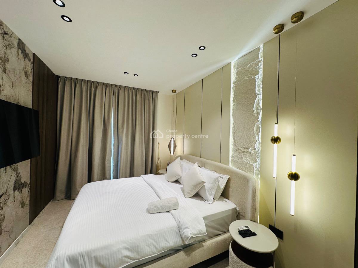 Elegant Furnished 1 Bedroom, Airport Residential Area, Accra, Apartment for Rent