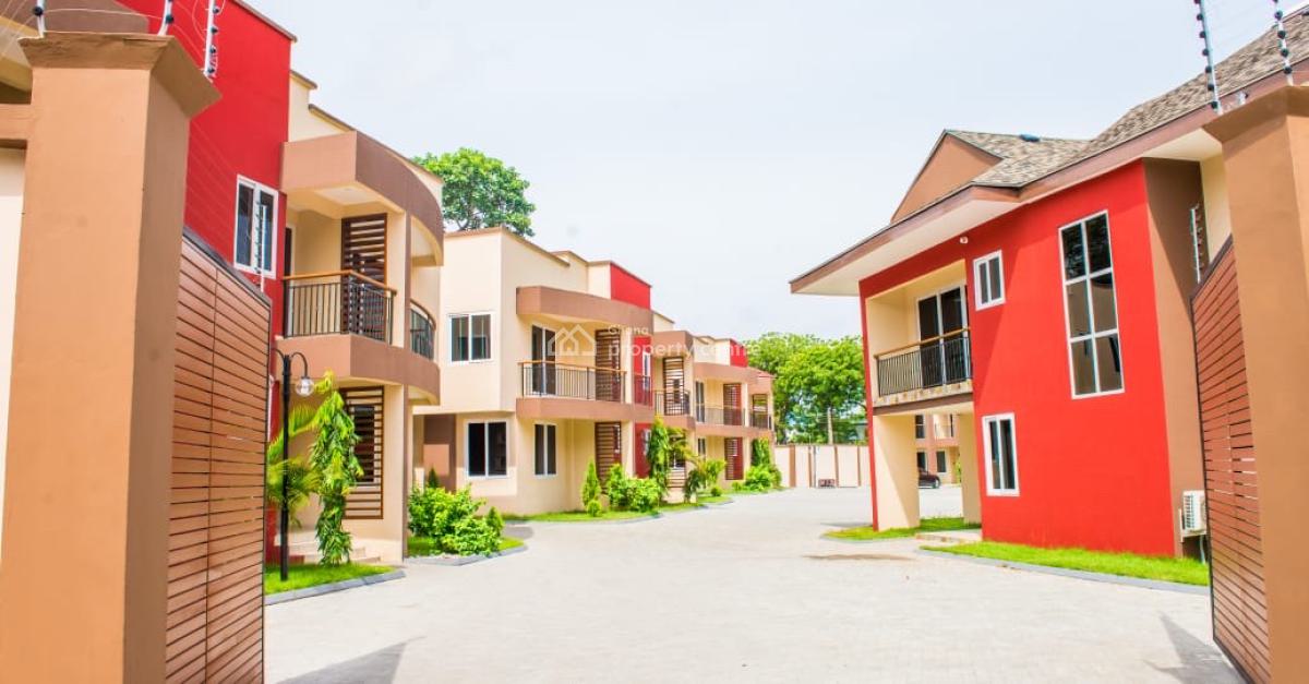 3 Bedroom Townhouse with Staff Quarters in a Gated Community with Pool, Cantonments, Accra, Townhouse for Sale
