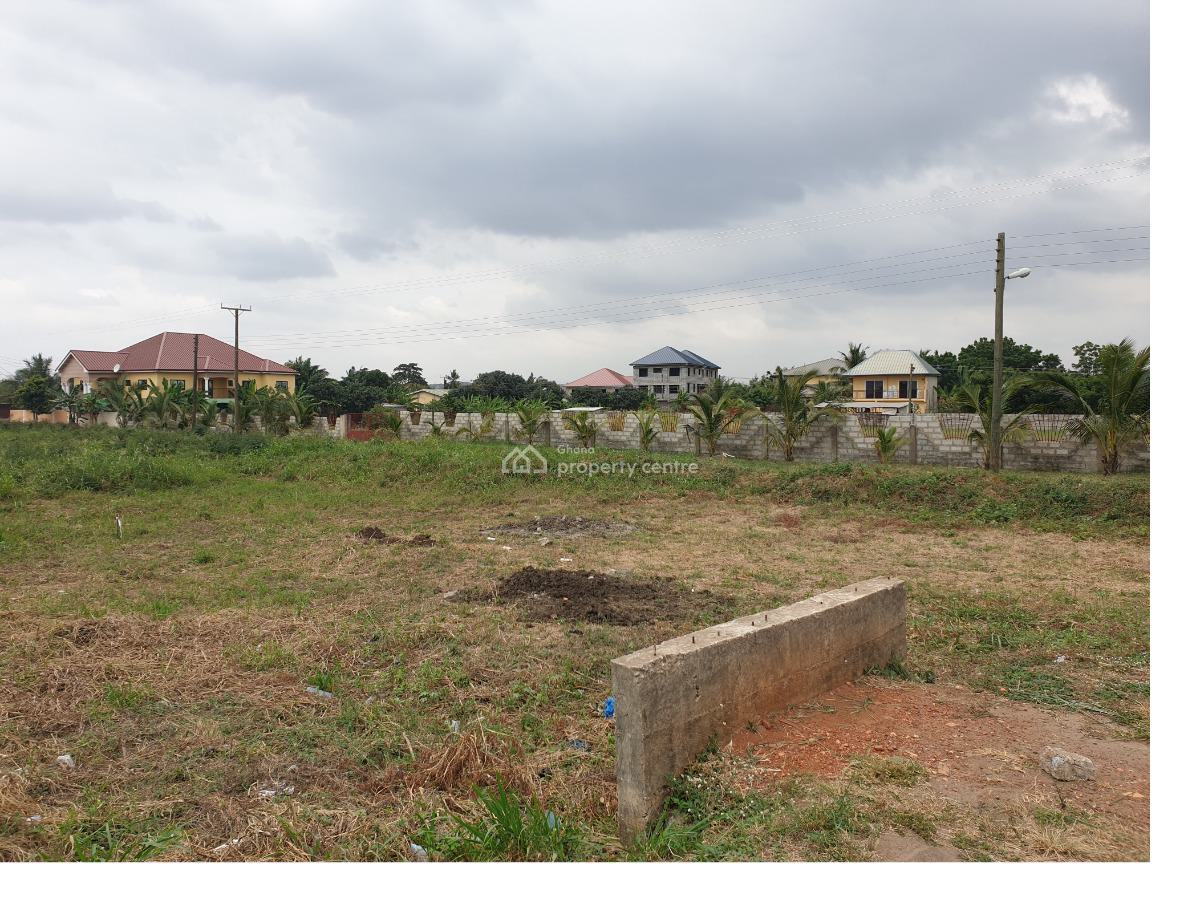 Family-friendly Neighborhood Half Plot, Old Site- Police Barrier, Tsopoli, Ningo Prampram District, Accra, Residential Land for Sale