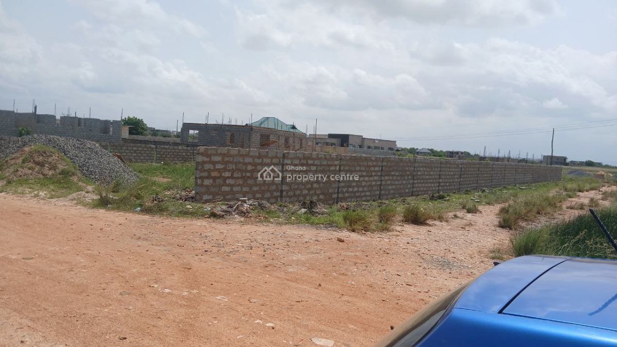 Easy Process, Premium Location Half Plot at Tema Community 25, Adom Estate Road, Tema, Accra, Mixed-use Land for Sale