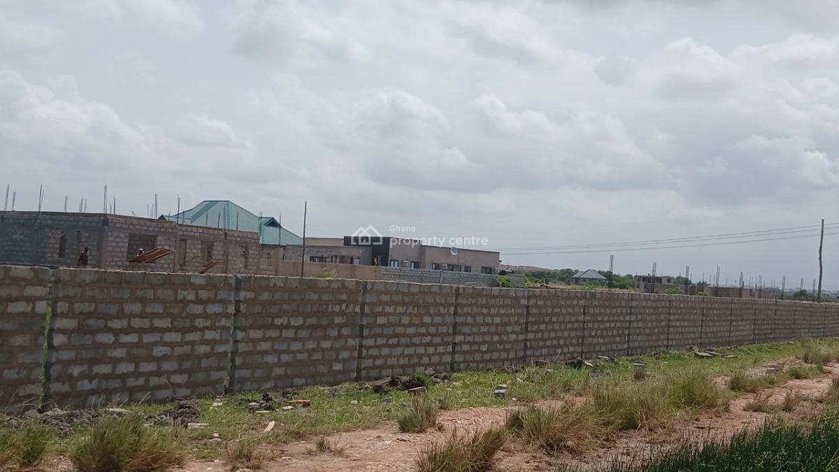 Easy Process, Premium Location Half Plot at Tema Community 25, Adom Estate Road, Tema, Accra, Mixed-use Land for Sale