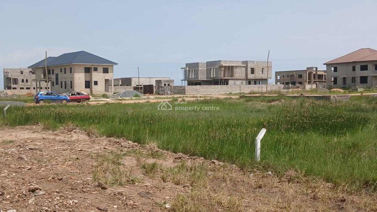 Family Friendly Land - Half Plot, Adom Estate, Community 25, Tema, Accra, Residential Land for Sale