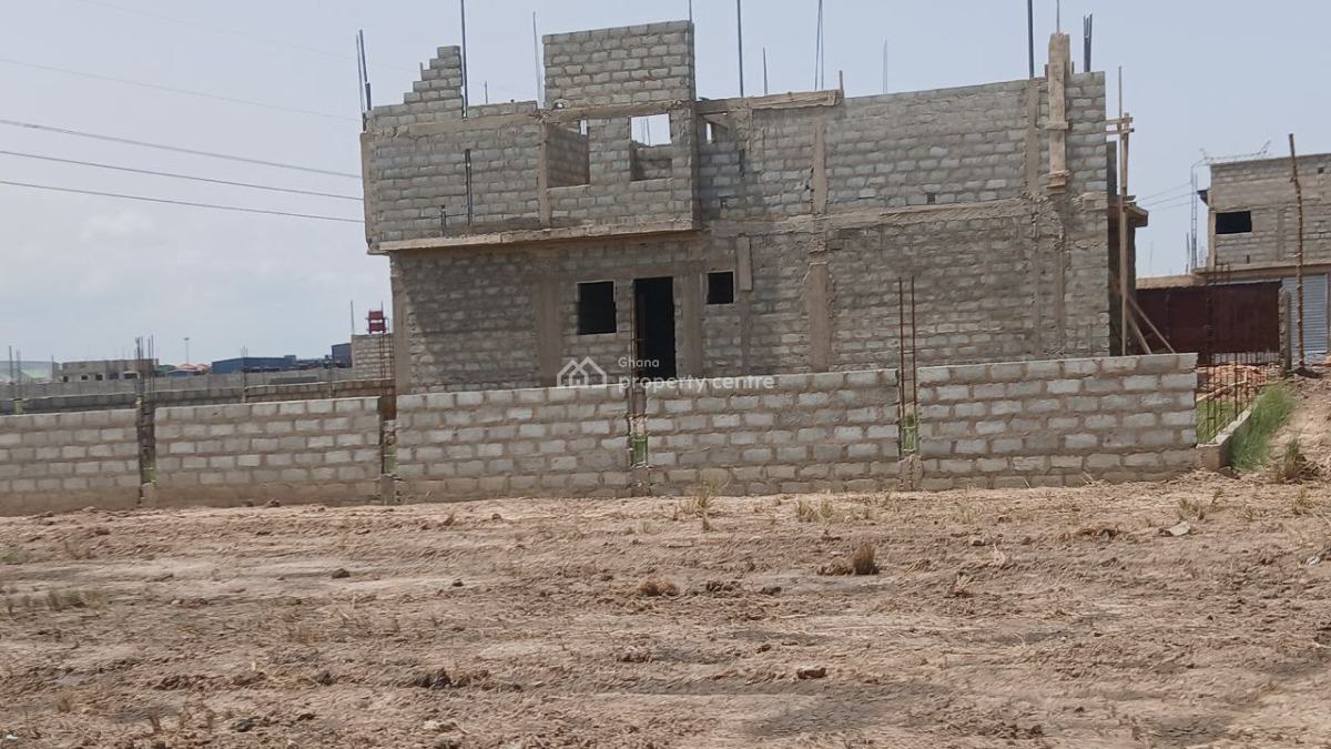 Family Friendly Land - Half Plot, Adom Estate, Community 25, Tema, Accra, Residential Land for Sale