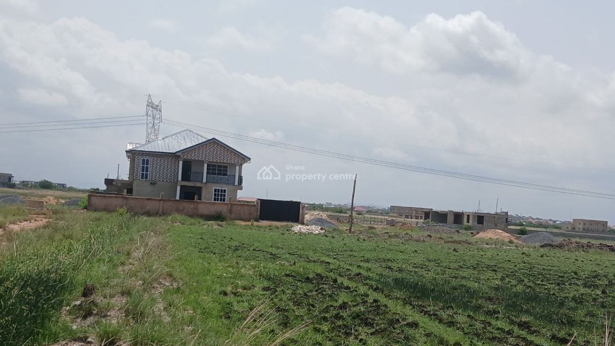 Family Friendly Land - Half Plot, Adom Estate, Community 25, Tema, Accra, Residential Land for Sale