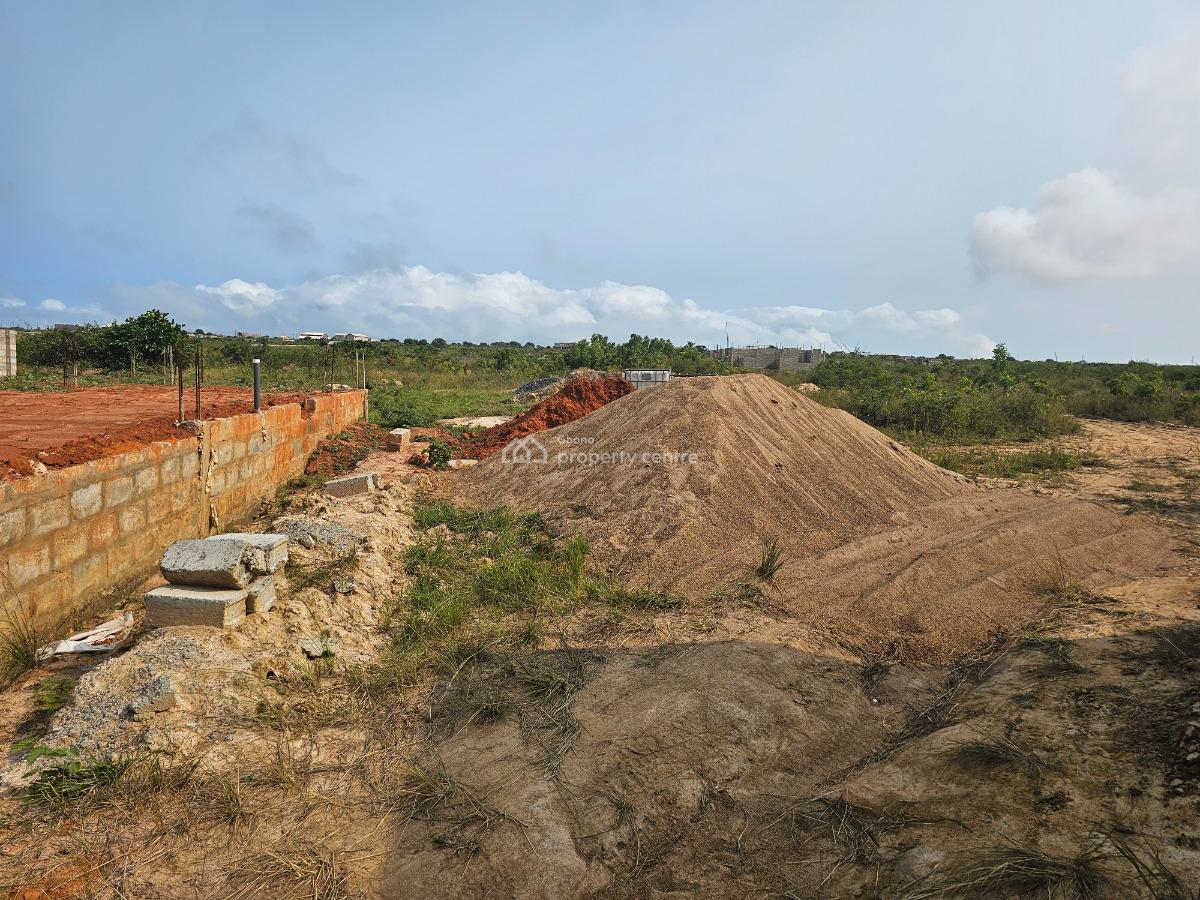 Accessible Executive Half Plots at Prampram Beach Lane, New Ningo Police Station, Ningo Prampram District, Accra, Mixed-use Land for Sale