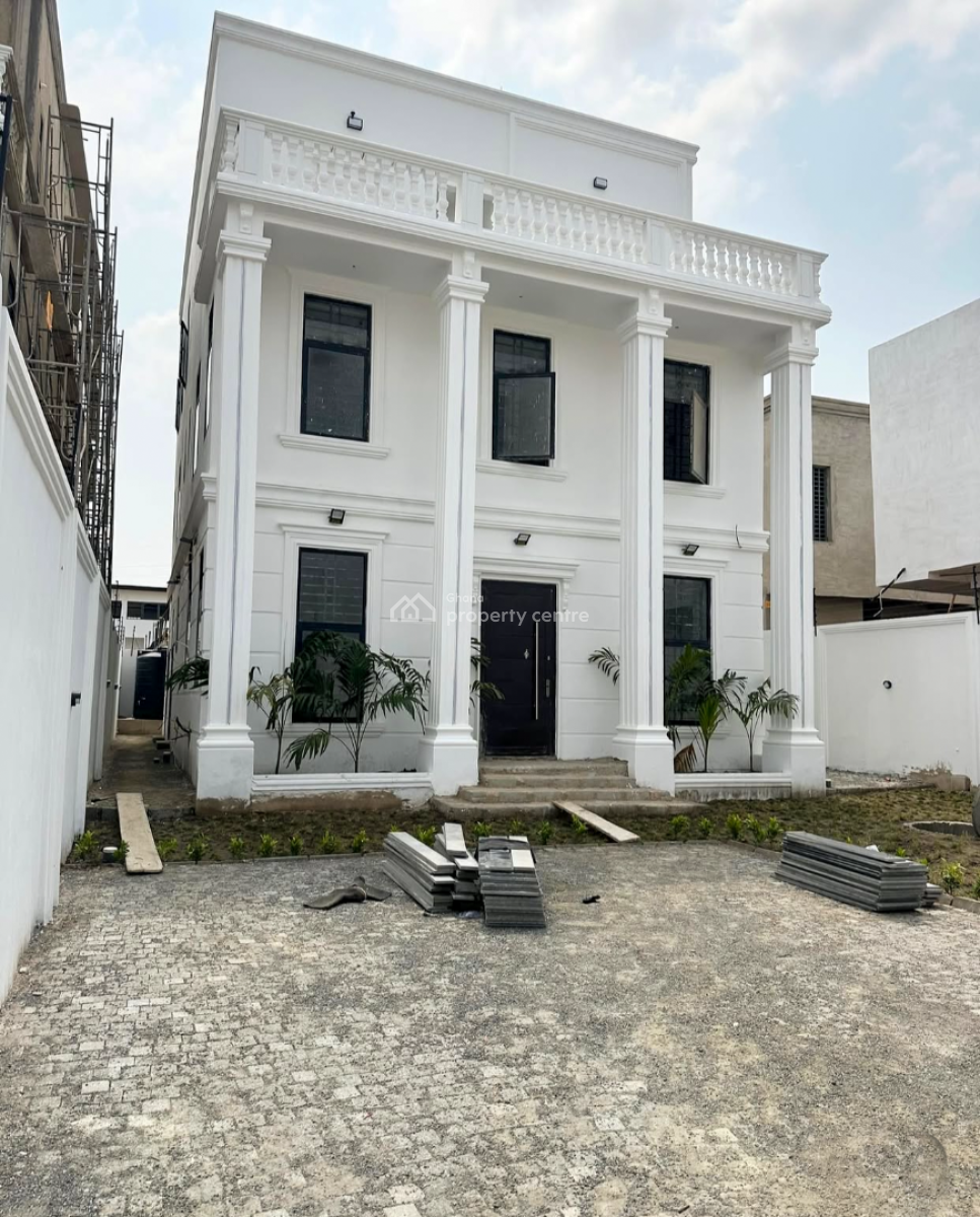 Detached 4 Bedroom Duplex with Staff Quarters and Security Post, Mahama Road, East Airport, Airport Residential Area, Accra, Detached Duplex for Sale