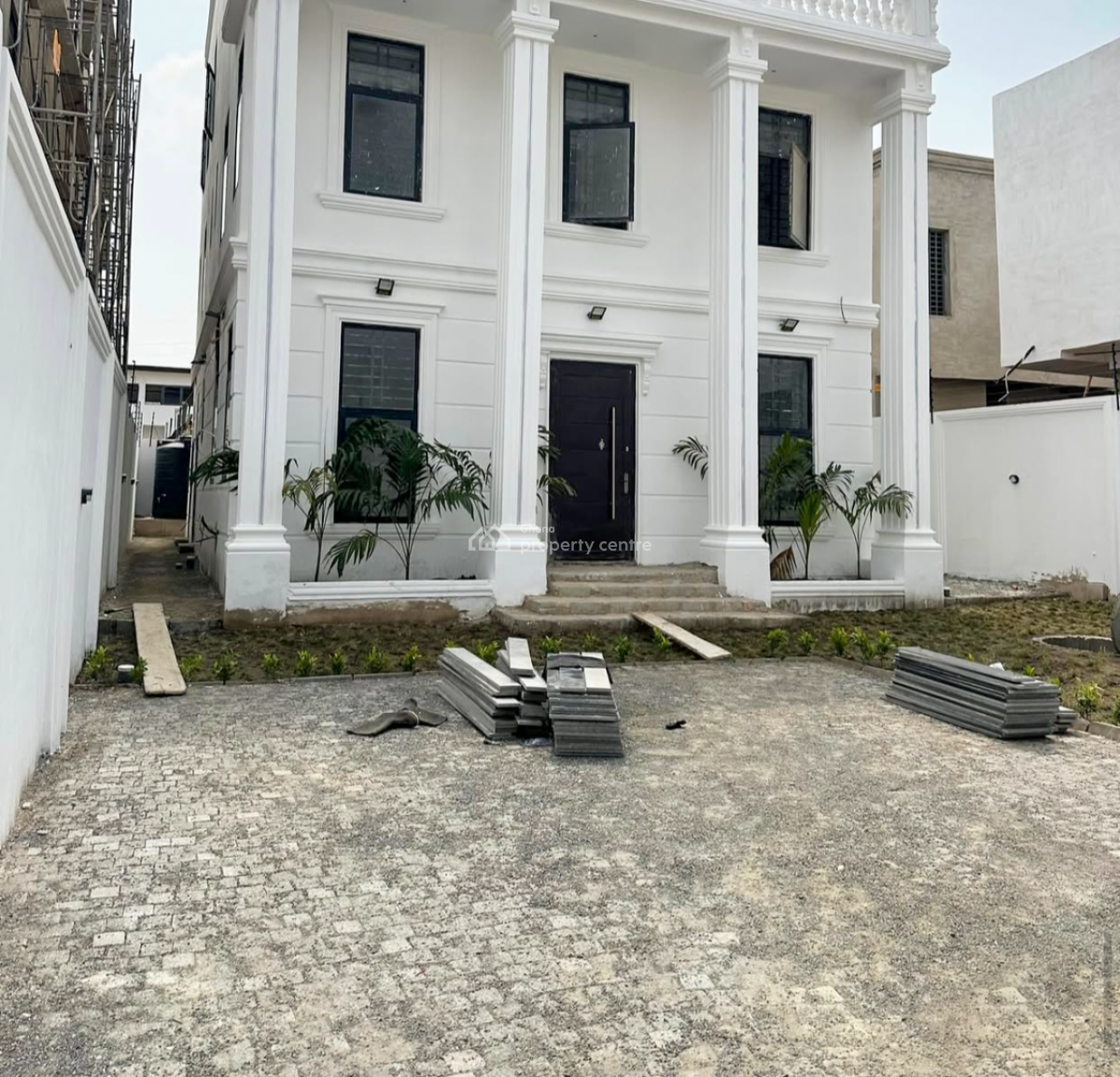 Detached 4 Bedroom Duplex with Staff Quarters and Security Post, Mahama Road, East Airport, Airport Residential Area, Accra, Detached Duplex for Sale