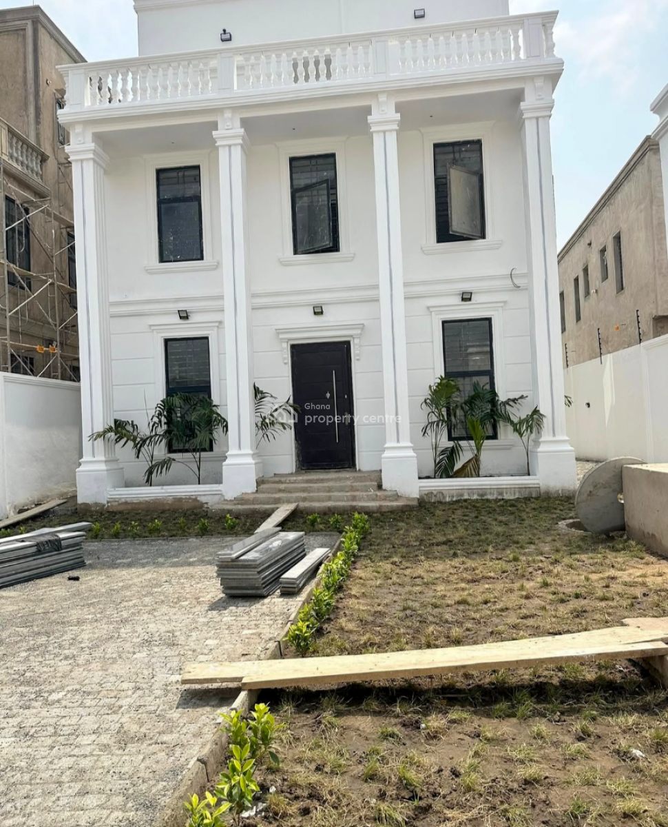 Detached 4 Bedroom Duplex with Staff Quarters and Security Post, Mahama Road, East Airport, Airport Residential Area, Accra, Detached Duplex for Sale