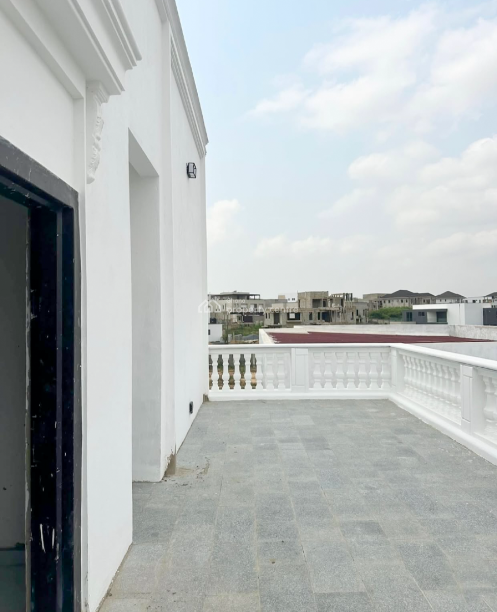 Detached 4 Bedroom Duplex with Staff Quarters and Security Post, Mahama Road, East Airport, Airport Residential Area, Accra, Detached Duplex for Sale