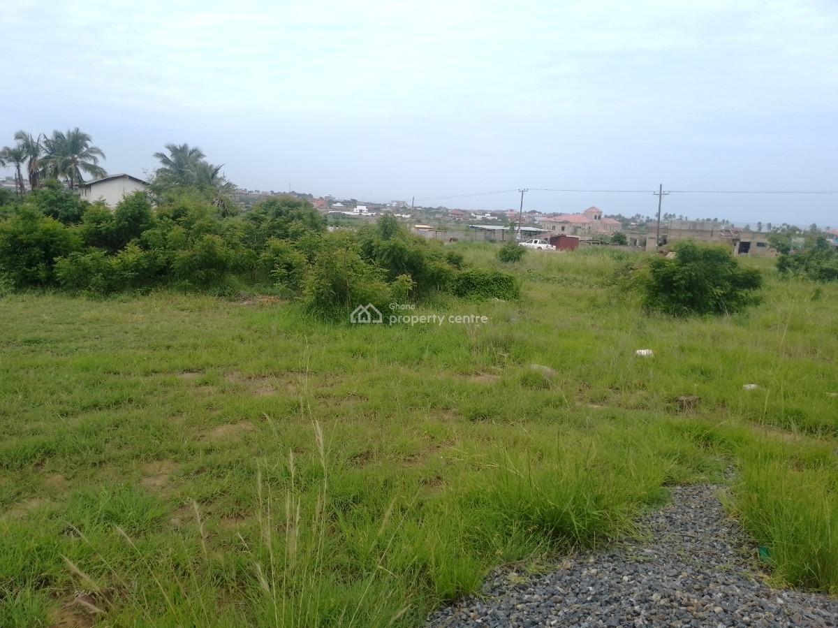 1.25 Acre Land (road Side) with Sea View at Prampram, Ningo-prampram Beach Road, Ningo Prampram District, Accra, Residential Land for Sale