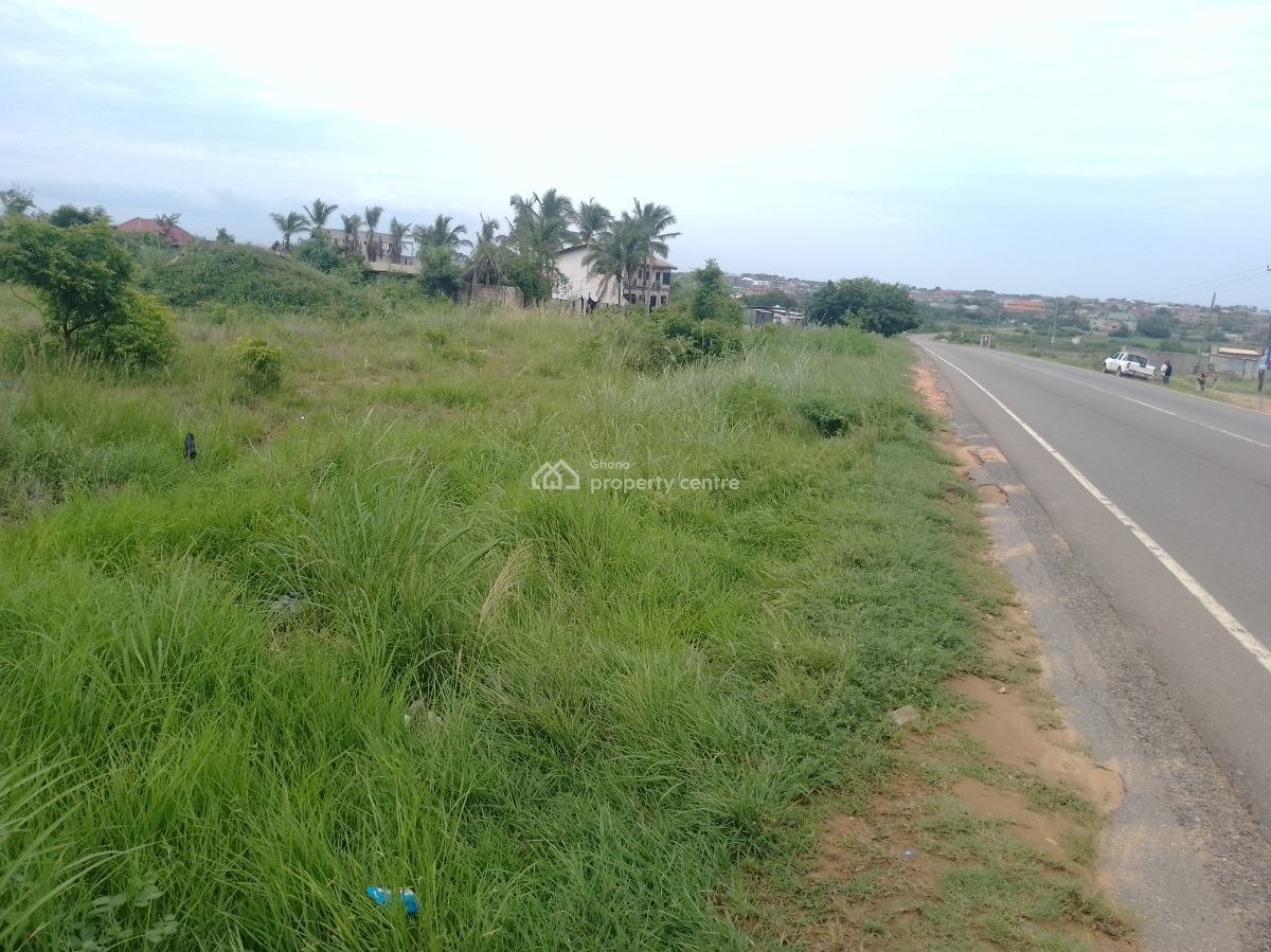 1.25 Acre Land (road Side) with Sea View at Prampram, Ningo-prampram Beach Road, Ningo Prampram District, Accra, Residential Land for Sale