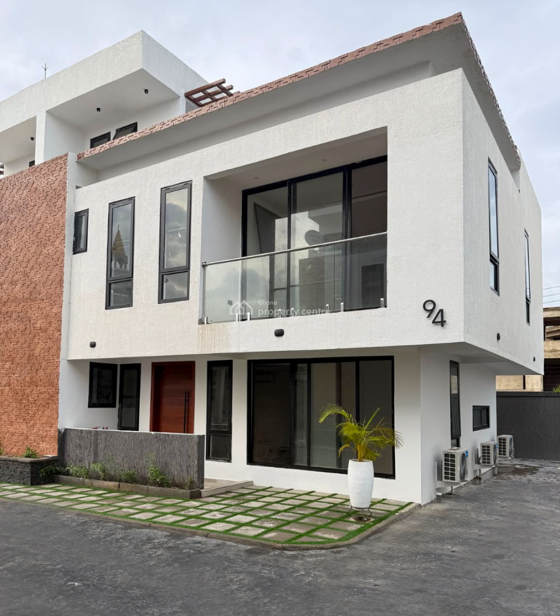 4 Bedroom Townhouse in a Gated Community with Swimming Pool, Tseaddo, East Airport, Airport Residential Area, Accra, Townhouse for Rent