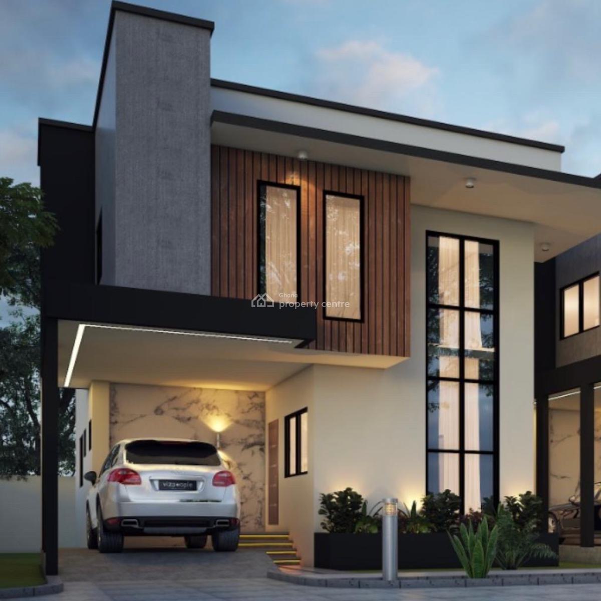 4 Bedroom Townhouse in a Gated Community, Mahama Road, East Airport, Airport Residential Area, Accra, Townhouse for Sale