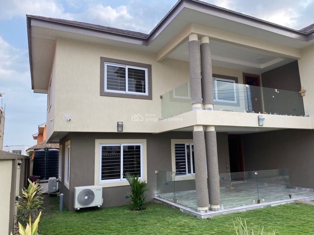 Fully Detached 4 Bedroom Duplex with Staff Quarters, Mahama Road, East Airport, Airport Residential Area, Accra, Detached Duplex for Sale