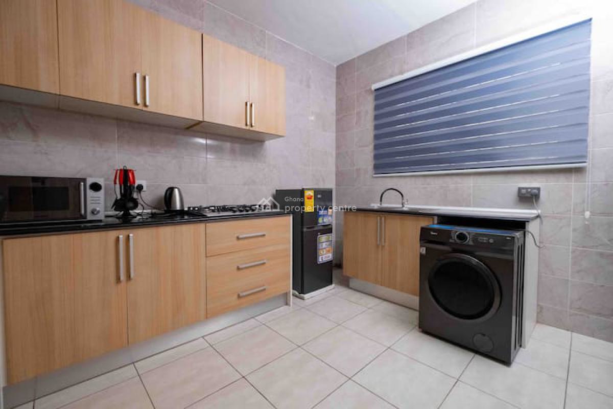 Serviced 2 Bedroom Apartment, East Airport, Airport Residential Area, Accra, Apartment for Rent