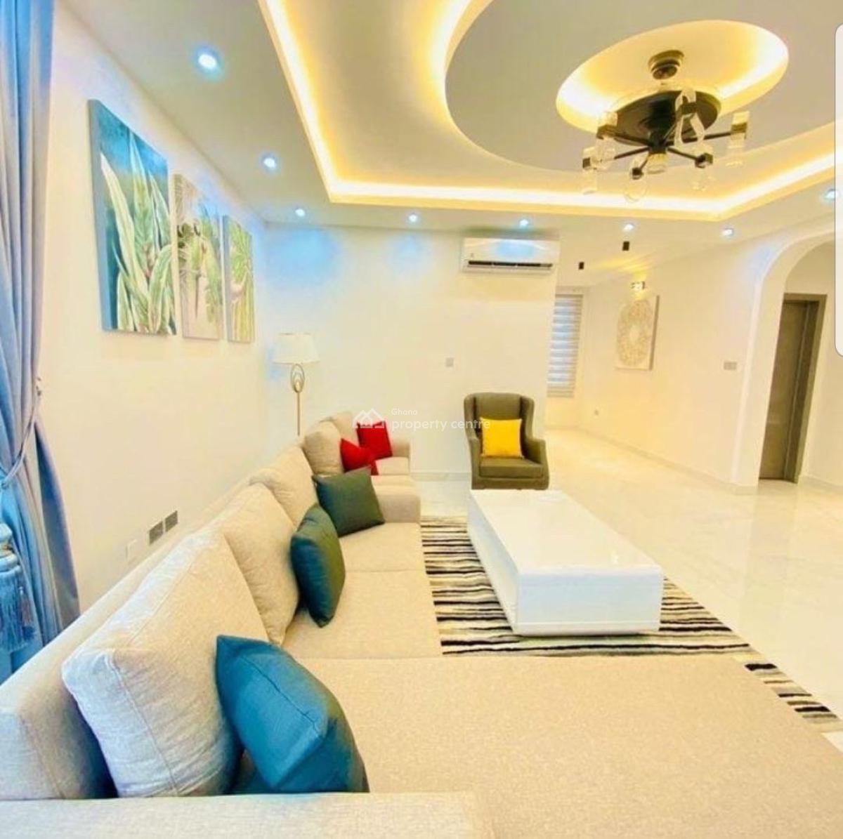 Furnished 2 Bedroom Apartment with Swimming Pool, East Airport, Airport Residential Area, Accra, Apartment for Rent